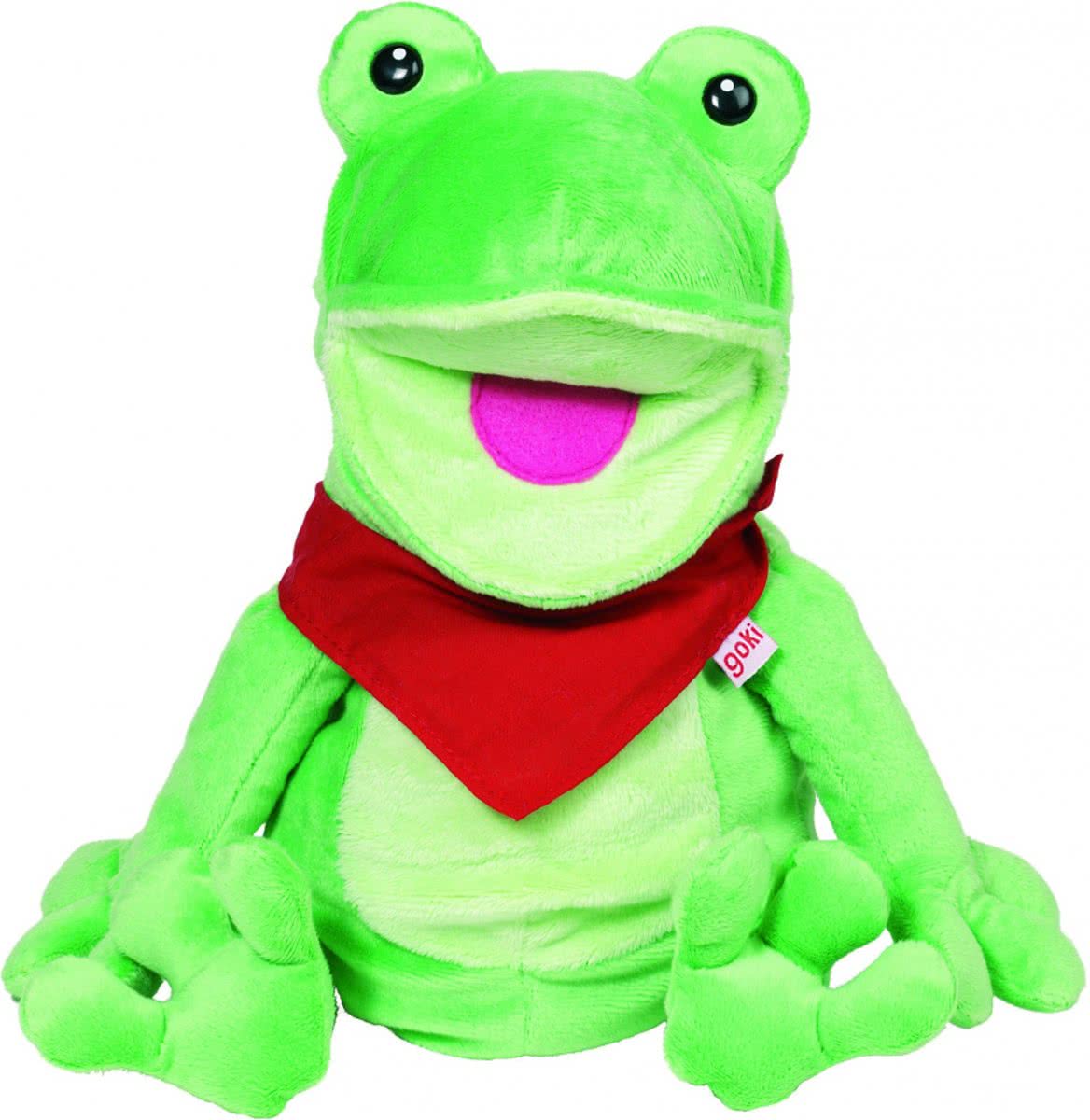   | Knuffel en handpop Kikker Frilo